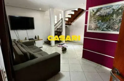 Sobrado com 3 dormitórios à venda, 130 m² - demarchi - são bernardo do campo/sp