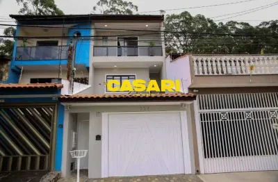 Sobrado com 3 dormitórios à venda, 250 m² - jardim milena - santo andré/sp