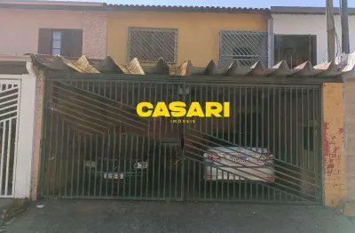 Sobrado com 3 dormitórios à venda, 180 m² - vila mazzei - santo andré/sp