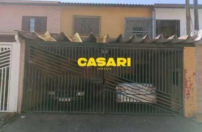 Sobrado com 3 dormitórios à venda, 180 m² - vila mazzei - santo andré/sp