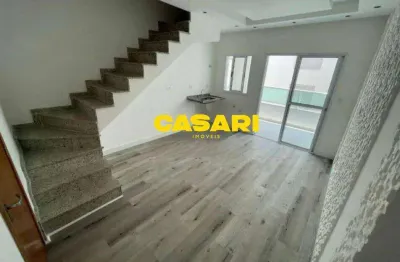 Cobertura com 2 dormitórios à venda, 140 m² - baeta neves - são bernardo do campo/sp