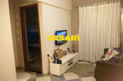Apartamento com 2 dormitórios à venda, 65 m² - taboão - são bernardo do campo/sp