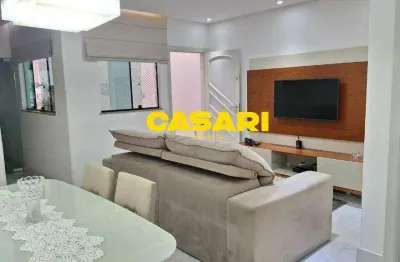 Sobrado com 3 dormitórios à venda, 200 m² - taboão - são bernardo do campo/sp