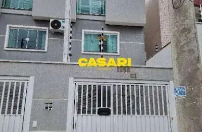 Sobrado com 2 dormitórios à venda, 140 m² - campestre - santo andré/sp