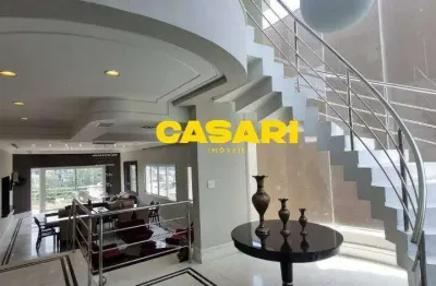 Sobrado mobiliado com 4 suítes, piscina e vista panorâmica à venda no swiss park – são bernardo do campo/sp