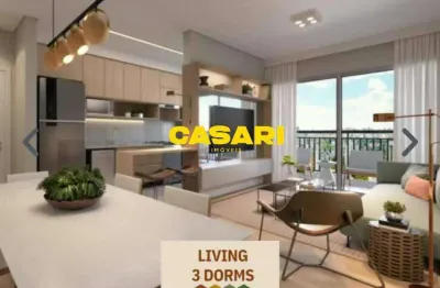 Apartamento com 3 dormitórios à venda, 76 m² - planalto - são bernardo do campo/sp