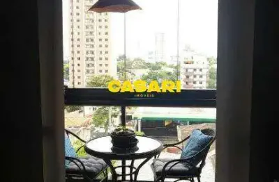 Apartamento com 3 dormitórios à venda, 95 m² - vila valparaíso - santo andré/sp