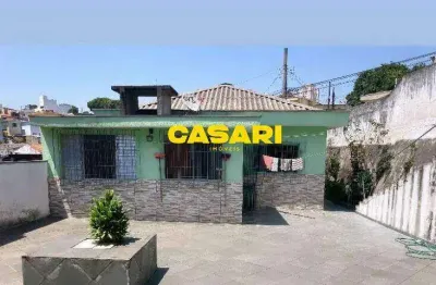 Casa térrea em terreno de 273m², área construída de 145m² - jardim utinga - santo andré/sp