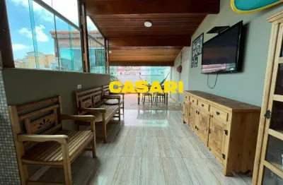 Cobertura com 2 dormitórios à venda, 110 m² - vila camilópolis - santo andré/sp