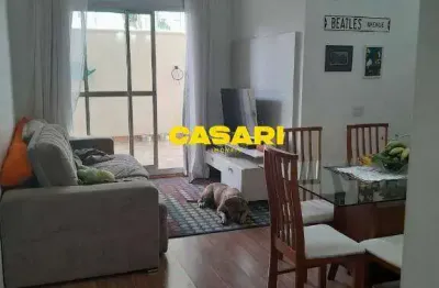 Apartamento com 3 dormitórios à venda, 106 m² - vila homero thon - santo andré/sp
