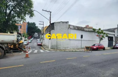 Terreno à venda, 347 m² - rudge ramos - são bernardo do campo/sp, esquina com rua martini