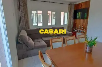 Sobrado com 3 dormitórios à venda, 125 m² - jardim vila rica - santo andré/sp