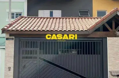 Sobrado com 3 dormitórios à venda, 158 m² - nova petrópolis - são bernardo do campo/sp