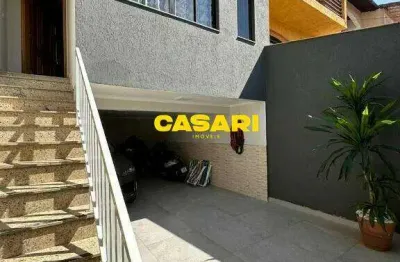 Sobrado 3 dormitórios com suíte e área gourmet à venda – jardim rina, santo andré