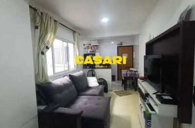 Cobertura com 2 dormitórios à venda, 96 m² - vila camilópolis - santo andré/sp