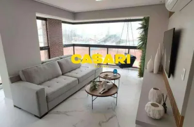 Apartamento com 3 dormitórios à venda, 133 m²- jardim - santo andré/sp