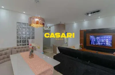 Apartamento com 2 dormitórios à venda, 77 m² - parque das nações - santo andré/sp