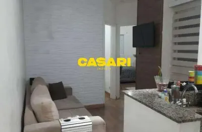 Apartamento com 2 dormitórios à venda, 40 m² - vila lutécia - santo andré/sp