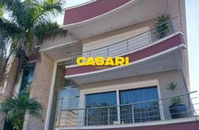 Sobrado de luxo com 5 suítes à venda – 950m², piscina, spa e cinema – swiss park, são bernardo do campo