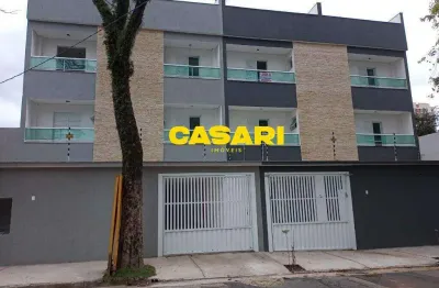 Cobertura com 3 dormitórios à venda, 163 m² - campestre - santo andré/sp