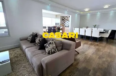 Apartamento com 4 dormitórios à venda, 155 m² - centro - são bernardo do campo/sp