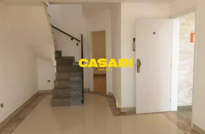 Cobertura com 2 dormitórios à venda, 110 m² - campestre - santo andré/sp