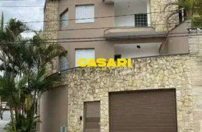 Sobrado com 4 dormitórios à venda, 230 m² - taboão - são bernardo do campo/sp