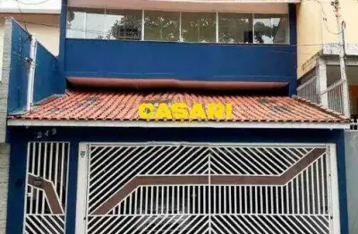 Sobrado com 3 dormitórios à venda, 254 m² - jardim hollywood - são bernardo do campo/sp