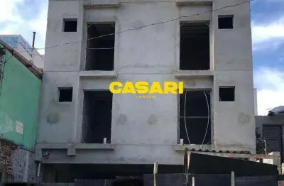 Cobertura nova com 2 dormitórios à venda na vila scarpelli - santo andré/sp - 82m²