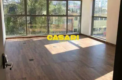 Sala comercial 42 m² à venda no jardim – santo andré/sp com vaga e ar condicionado central