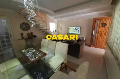 Sobrado com 3 dormitórios à venda, 131 m² - assunção - são bernardo do campo/sp
