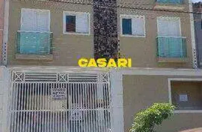 Cobertura com 2 dormitórios à venda, 110 m² - jardim santo alberto - santo andré/sp