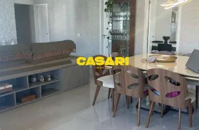 Apartamento com 3 dormitórios à venda, 128 m² - centro - santo andré/sp