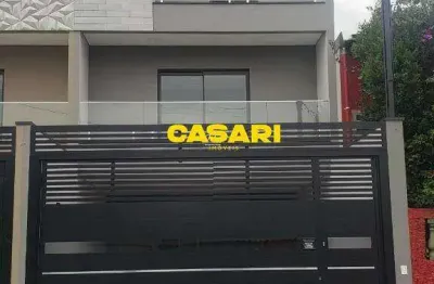 Sobrado novo com 3 suítes à venda no demarchi – 201 m², churrasqueira e 4 vagas em são bernardo