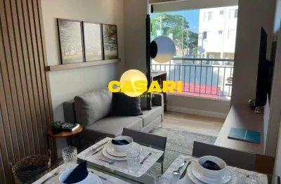 Apartamento com 2 dormitórios à venda, 40 m² - vila eldízia - santo andré/sp