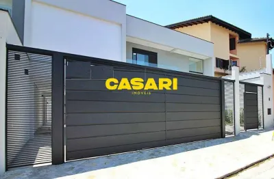 Sobrado novo com 4 suítes e piscina no parque dos pássaros – 350 m² em são bernardo do campo