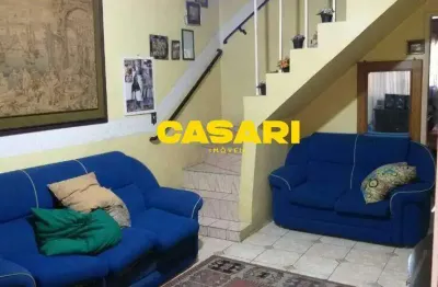 Sobrado com 2 dormitórios à venda, 136 m²- assunção - são bernardo do campo/sp