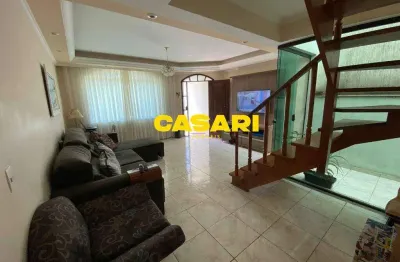 Sobrado com 3 dormitórios à venda, 264 m² - jardim las vegas - santo andré/sp