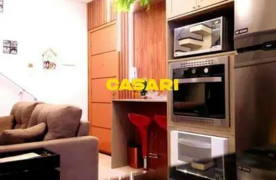 Cobertura com 2 dormitórios à venda, 90 m² - parque oratório - santo andré/sp