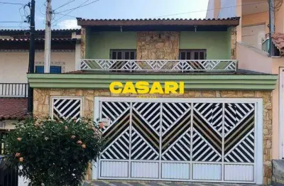 Sobrado com 3 dormitórios à venda, 206 m² - jordanópolis - são bernardo do campo/sp