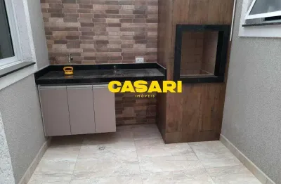 Apartamento com 2 dormitórios à venda, 56 m² por r$ 446.000,00 - vila scarpelli - santo andré/sp