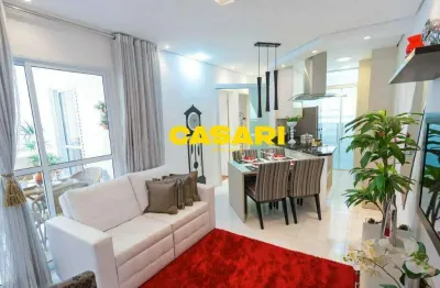 Apartamento com 2 dormitórios à venda, 55 m² - centro - são bernardo do campo/sp