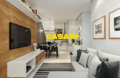 Sobrado com 2 dormitórios à venda, 69 m² por r$ 389.000,00 - vila príncipe de gales - santo andré/sp