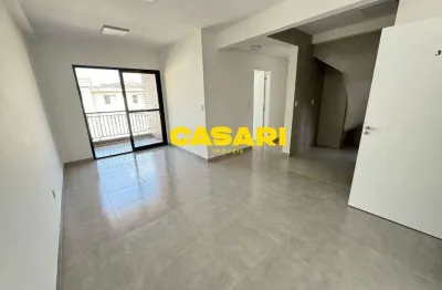 Cobertura com 3 dormitórios e terraço gourmet à venda ou locação na vila euclides - 150 m²