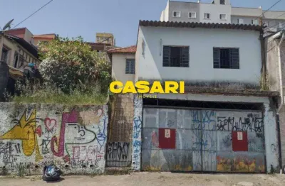 Terreno à venda 300 m² com duas casas antigas na vila guarará – santo andré/sp