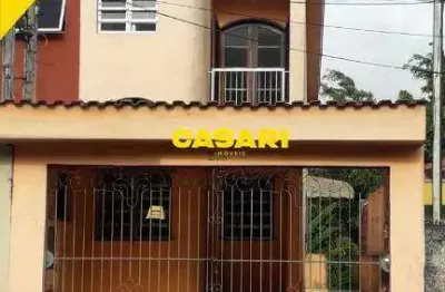 Sobrado com 3 dormitórios à venda, 169 m² – vila alzira – santo andré/sp