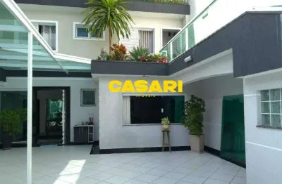 Sobrado com 3 dormitórios à venda, 535 m² - vila helena - santo andré/sp