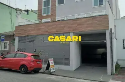 Apartamento com 1 dormitório à venda, 37 m² - jardim - santo andré/sp