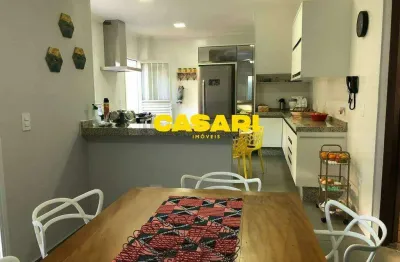 Sobrado com 3 dormitórios à venda, 194 m² por r$ 1.350.000,00 - campestre - santo andré/sp