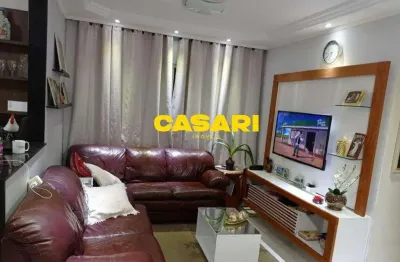 Apartamento 2 quartos, 1 vaga coberta, 65m2, independencia - sbc - andar alto